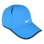 Nike - Blue Big Logo Adjustable Hat 1990s OSFA Vintage Retro