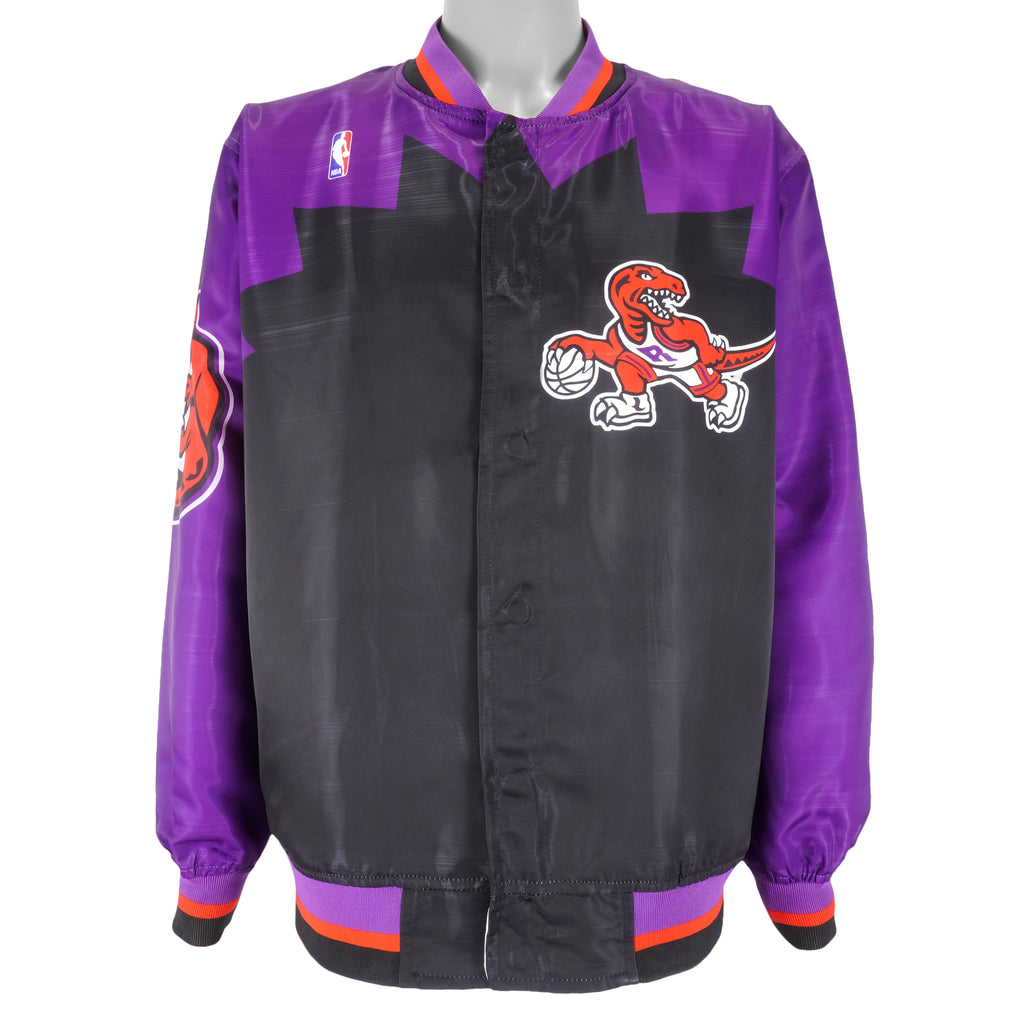 NBA - Toronto Raptors Button-Up Jacket 1990s Large Vintage Retro Basketball