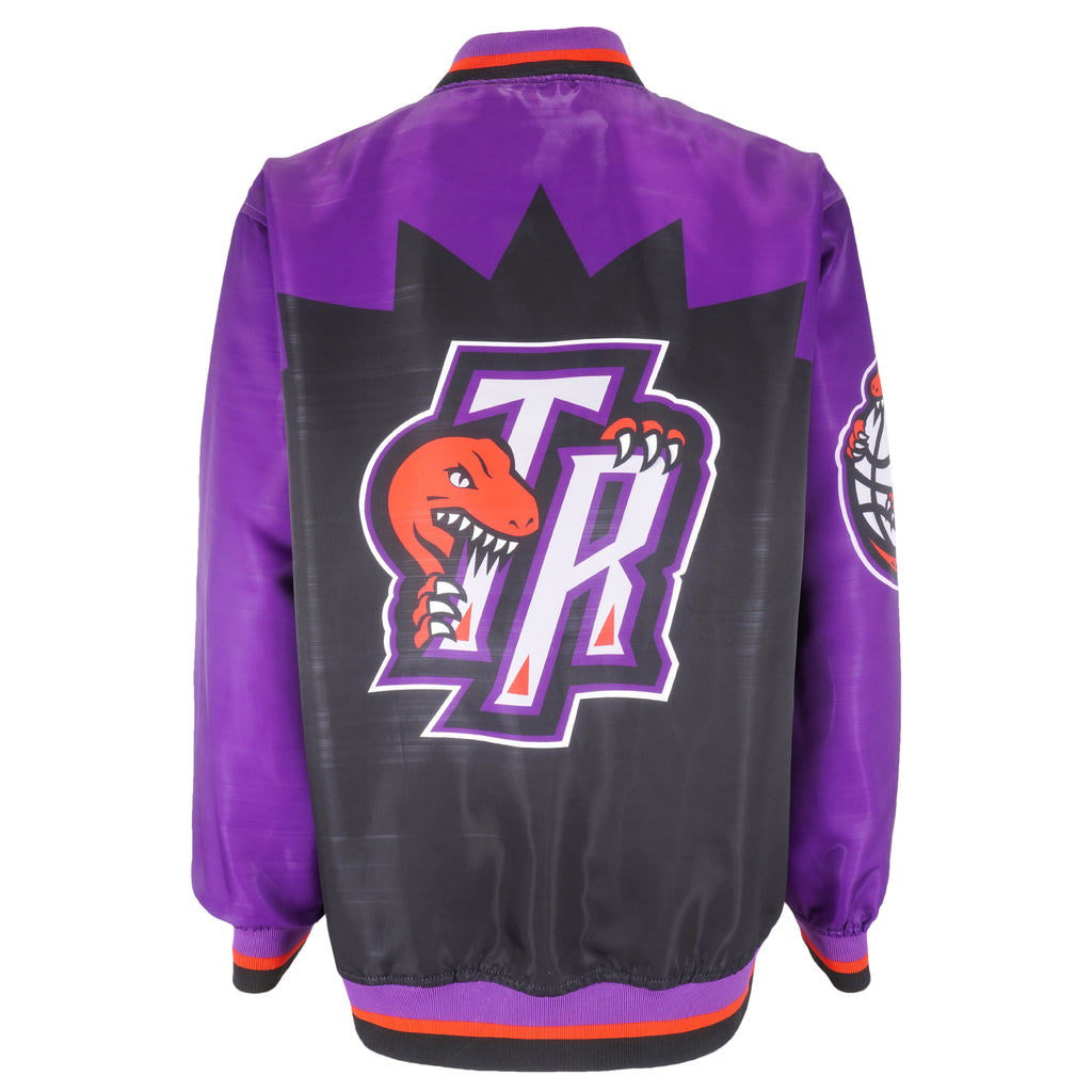 NBA - Toronto Raptors Button-Up Jacket 1990s Large Vintage Retro Basketball