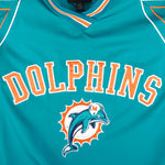 NFL - Miami Dolphins Big Logo Windbreaker 1990s Large Vintage Retro Football