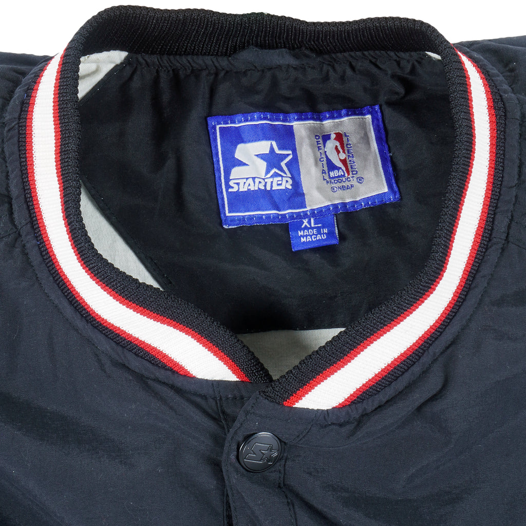 Starter - Chicago Bulls Pullover Windbreaker 1990s X-Large Vintage Retro Basketball