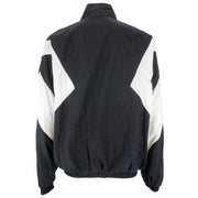 Reebok - B&W Zip-Up Windbreaker 1990s X-Large Vintage Retro