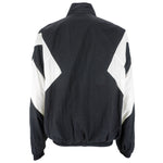 Reebok - B&W Zip-Up Windbreaker 1990s X-Large Vintage Retro