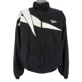 Reebok - B&W Kamikaze Windbreaker 1990s Large Vintage Retro