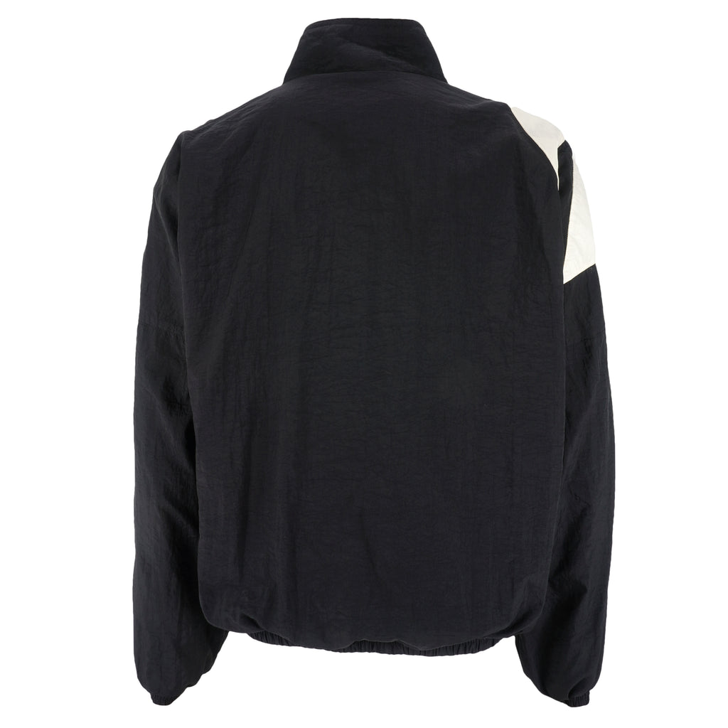 Reebok - B&W Kamikaze Windbreaker 1990s Large Vintage Retro
