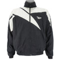 Reebok - B&W Kamikaze Windbreaker 1990s Small Vintage Retro