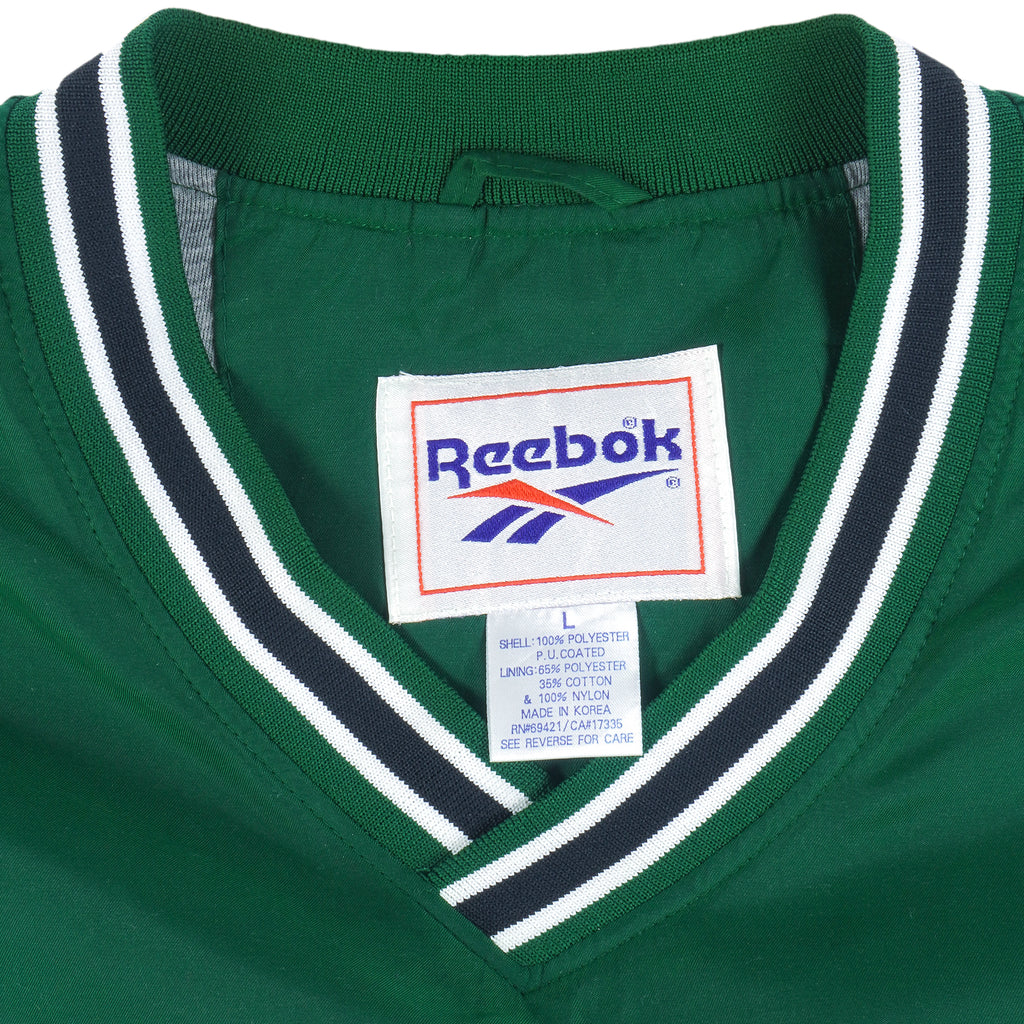 Reebok - Michigan State Spartans Pullover Windbreaker 1990s Large Vintage Retro Football