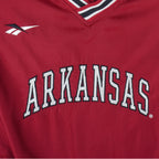 Reebok - Arkansas Razorbacks Spell-Out Windbreaker 1990s X-Large Vintage Retro Football