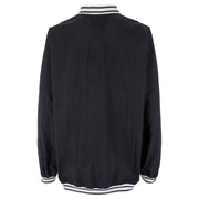 Nike - Black Embroidered Windbreaker 1990s XX-Large Vintage Retro
