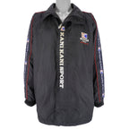 Karl Kani - Black Big Logo Windbreaker 1990s Large Vintage Retro