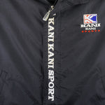 Karl Kani - Black Big Logo Windbreaker 1990s Large Vintage Retro