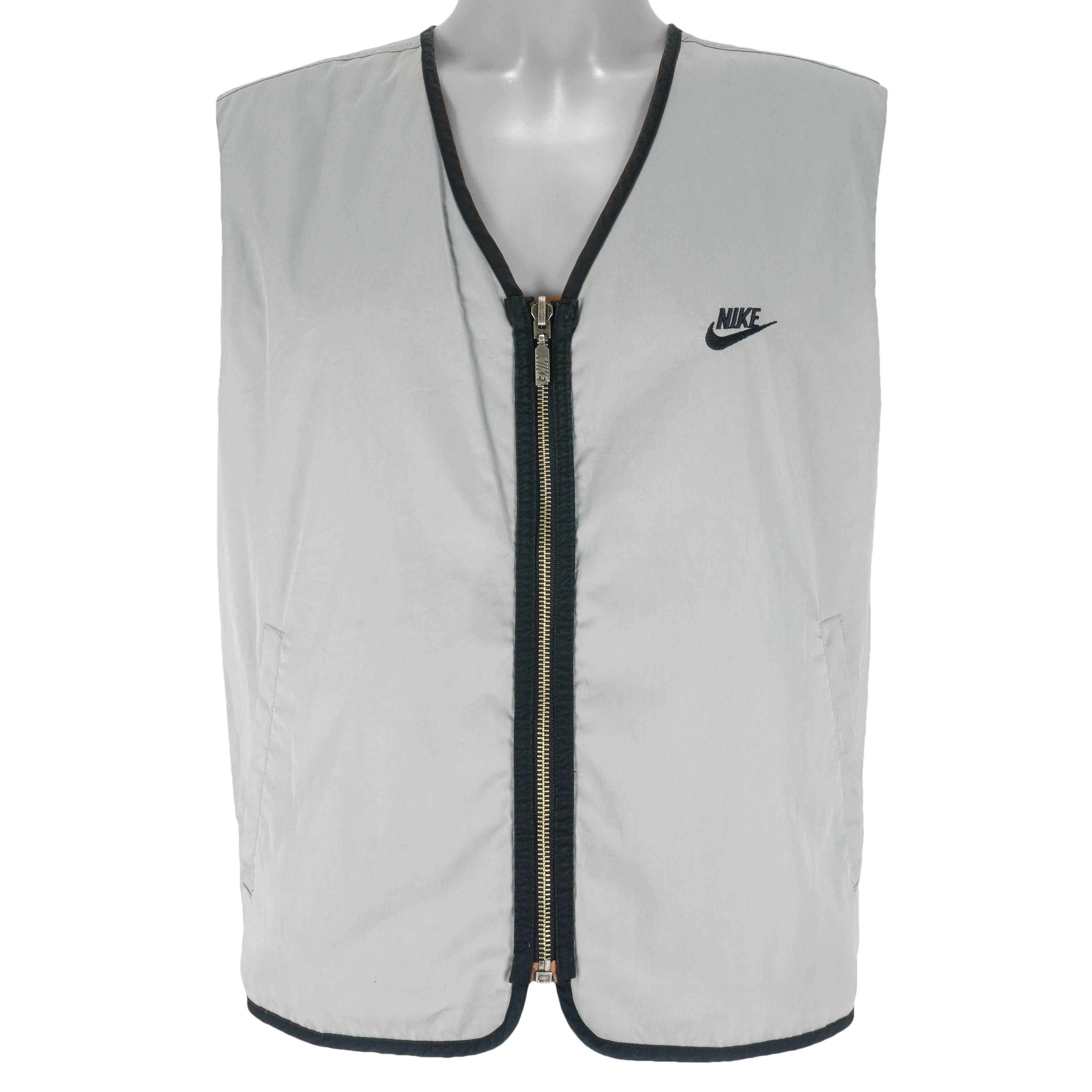 Nike - Black Reversible Vest T-Shirt 1990s Large Vintage Retro