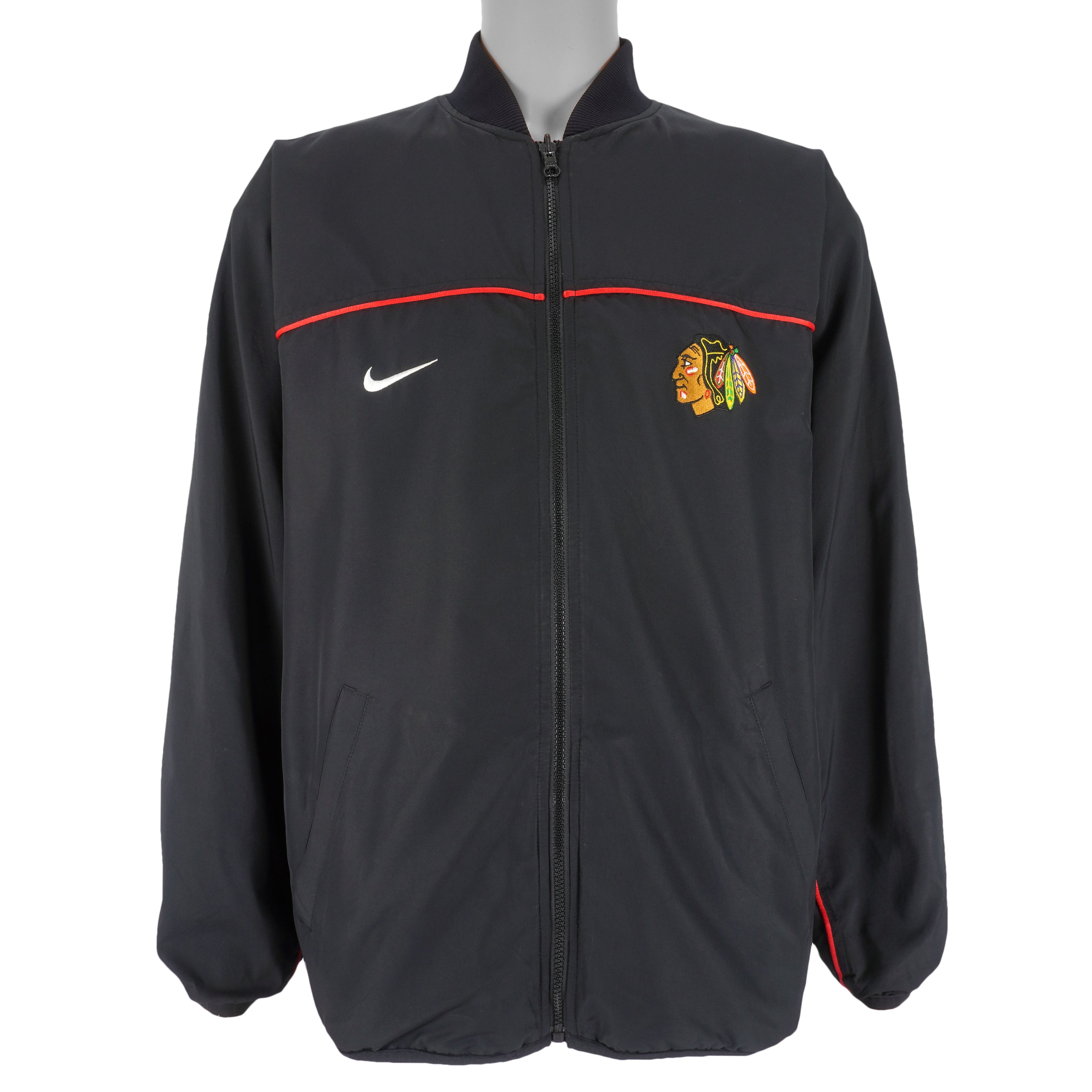 Nike - Washington Redskins Reversible Jacket 1990s Medium Vintage Retro Hockey