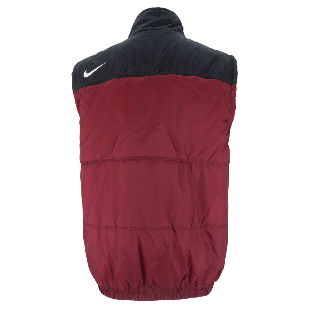 Nike - Red Puff Vest T-Shirt 1990s X-Large Vintage Retro