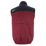 Nike - Red Puff Vest T-Shirt 1990s X-Large Vintage Retro
