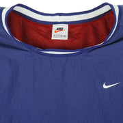 Nike - Blue Pullover Windbreaker 1990s X-Large Vintage Retro