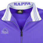 Kappa - Light Purple Embroidered Track Jacket 1990s Medium Vintage Retro
