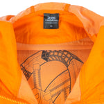Vintage - Yellow Spell-Out Hooded Windbreaker 2001 X-Large Vintage Retro