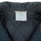 Adidas - Black Athletic Hooded Jacket 1990s Small Vintage Retro