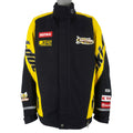Ski-Doo - Black With Yellow Racing Jacket 1990s XX-Large Vintage Retro