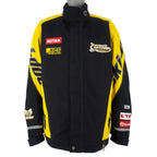 Ski-Doo - Black With Yellow Racing Jacket 1990s XX-Large Vintage Retro