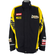 Ski-Doo - Black With Yellow Racing Jacket 1990s XX-Large Vintage Retro