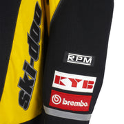 Ski-Doo - Black With Yellow Racing Jacket 1990s XX-Large Vintage Retro