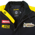 Ski-Doo - Black With Yellow Racing Jacket 1990s XX-Large Vintage Retro