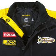 Ski-Doo - Black With Yellow Racing Jacket 1990s XX-Large Vintage Retro