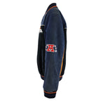 NFL - Denver Broncos Zip-Up Leather Jacket 1990s X-Large Vintage Retro Football