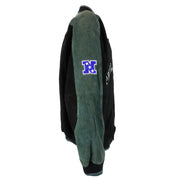 NFL - Philadelphia Eagles Button-Up Leather Jacket 1990s X-Large Vintage Retro Football