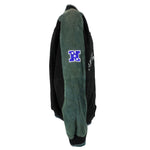 NFL - Philadelphia Eagles Button-Up Leather Jacket 1990s X-Large Vintage Retro Football