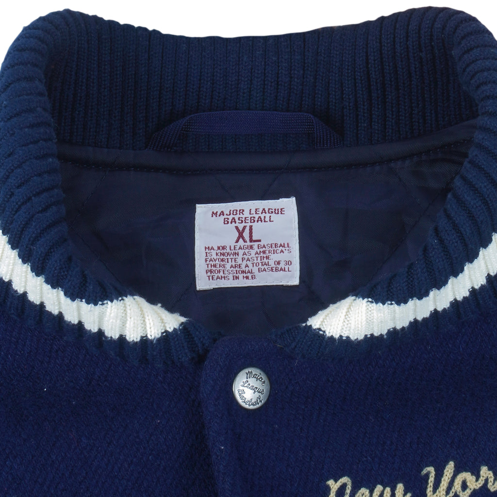 MLB - New York Yankees 1977 & 1978 Championship  Leather Varsity Jacket X-Large