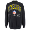 NFL (Logo Athletic) - Pittsburgh Steelers Crew Neck Sweatshirt 1994 Large Vintage Retro Football