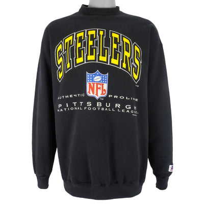 NFL (Logo Athletic) - Pittsburgh Steelers Crew Neck Sweatshirt 1994 Large