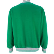 Vintage - Green Captain Santa Sweatshirt 1990s Medium Vintage Retro