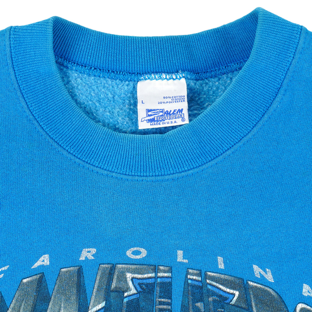 NFL (Salem) - Carolina Panthers Crew Neck Sweatshirt 1995 Large Vintage Retro Football