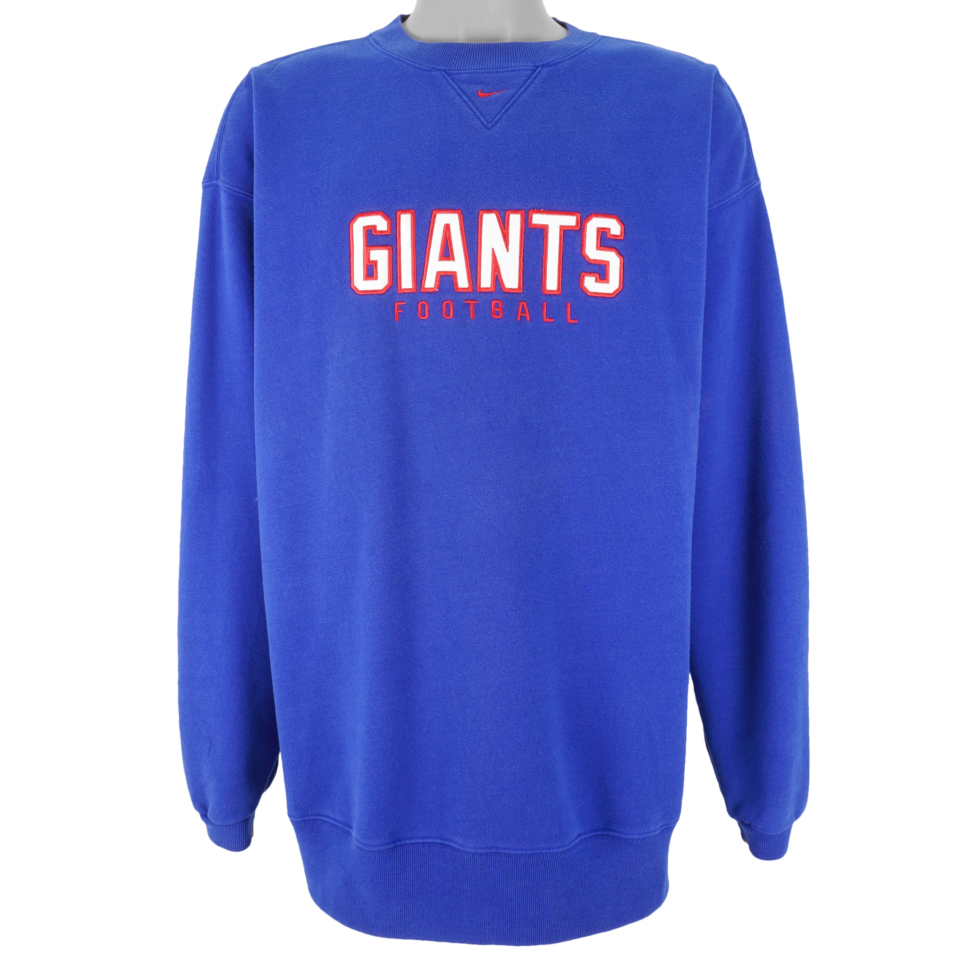 Nike - New York Giants Spell-Out Sweatshirt 1990s X-Large Vintage Retro Football