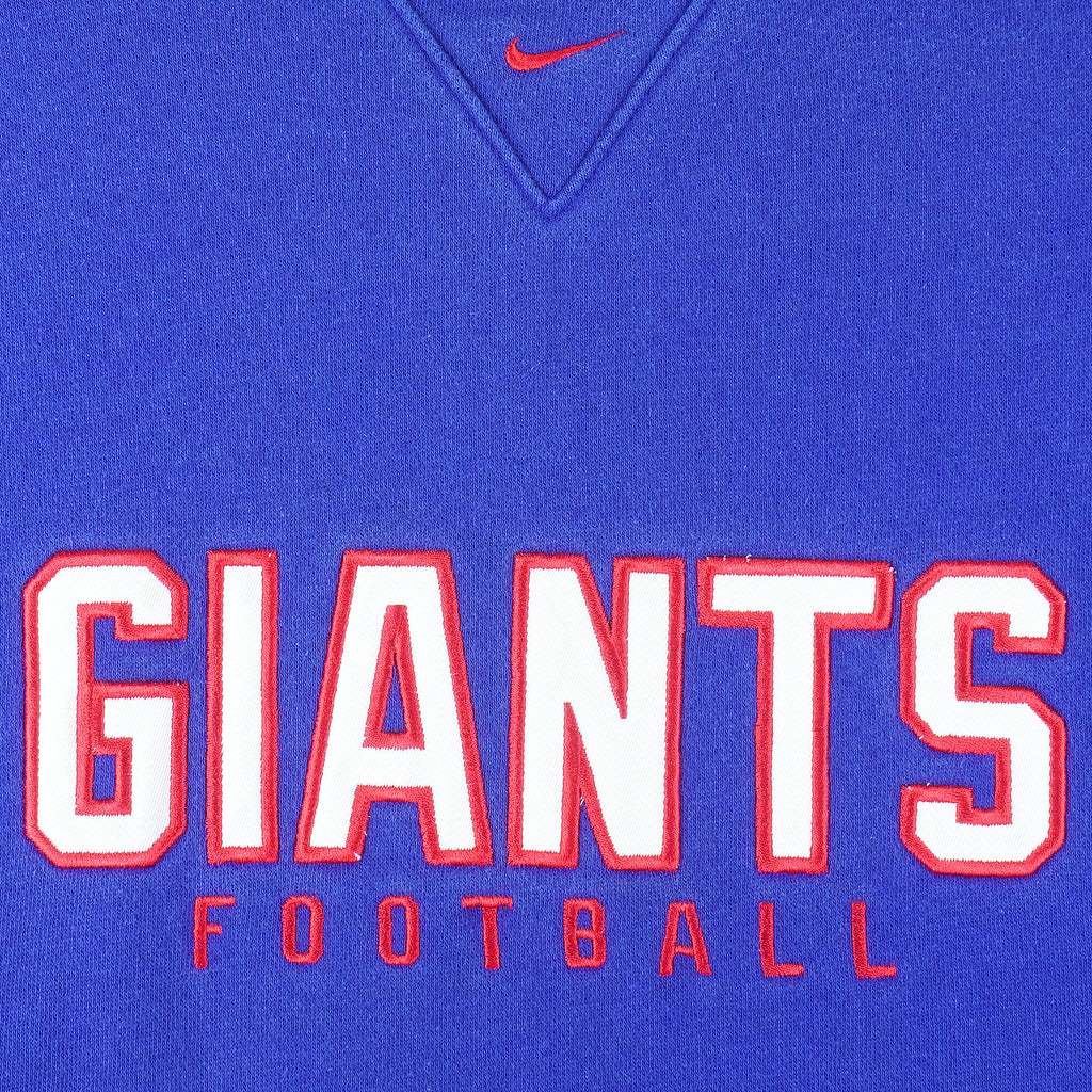 Nike - New York Giants Spell-Out Sweatshirt 1990s X-Large Vintage Retro Football