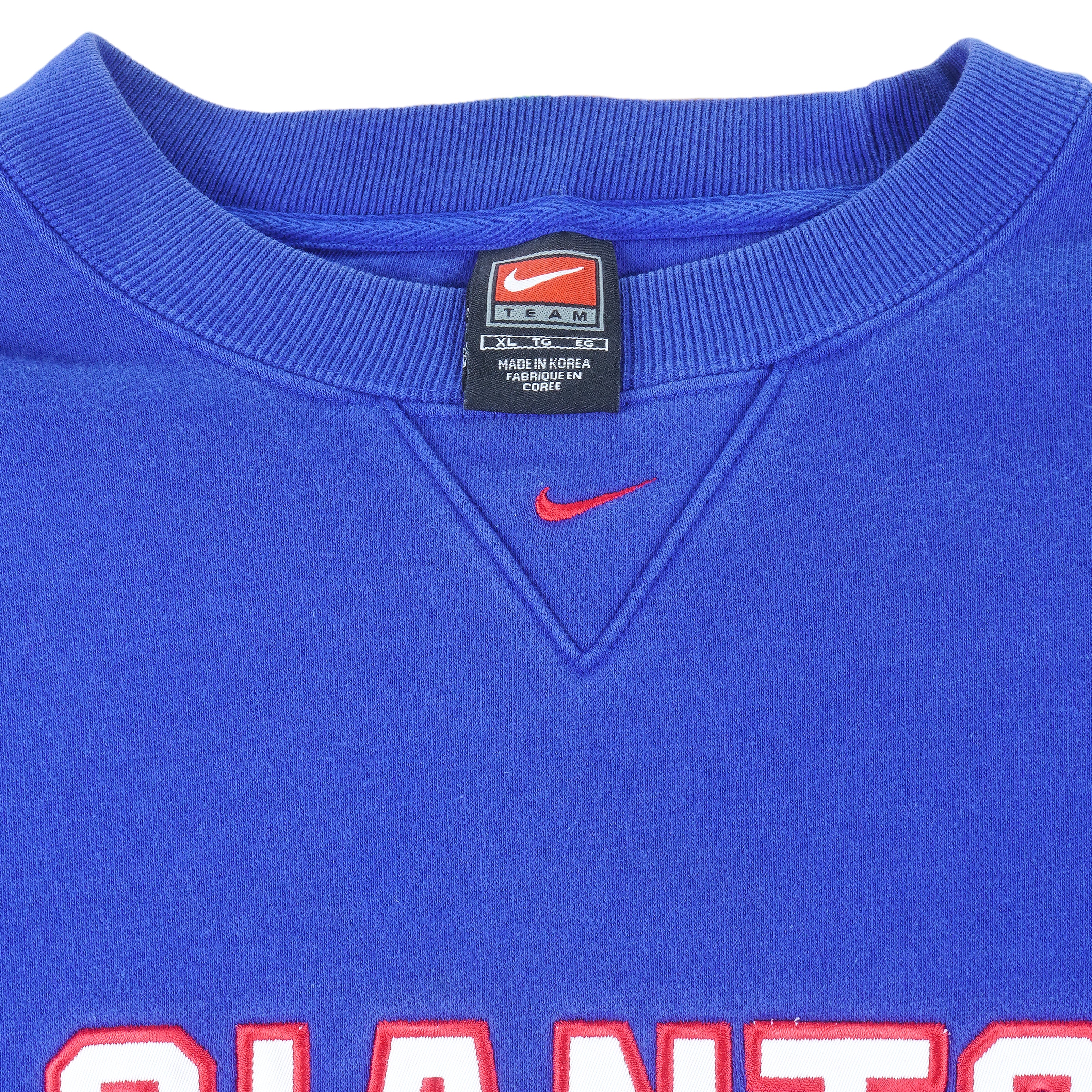 Nike - New York Giants Spell-Out Sweatshirt 1990s X-Large Vintage Retro Football