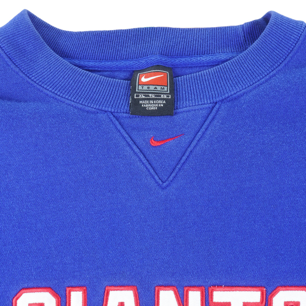 Nike - New York Giants Spell-Out Sweatshirt 1990s X-Large Vintage Retro Football