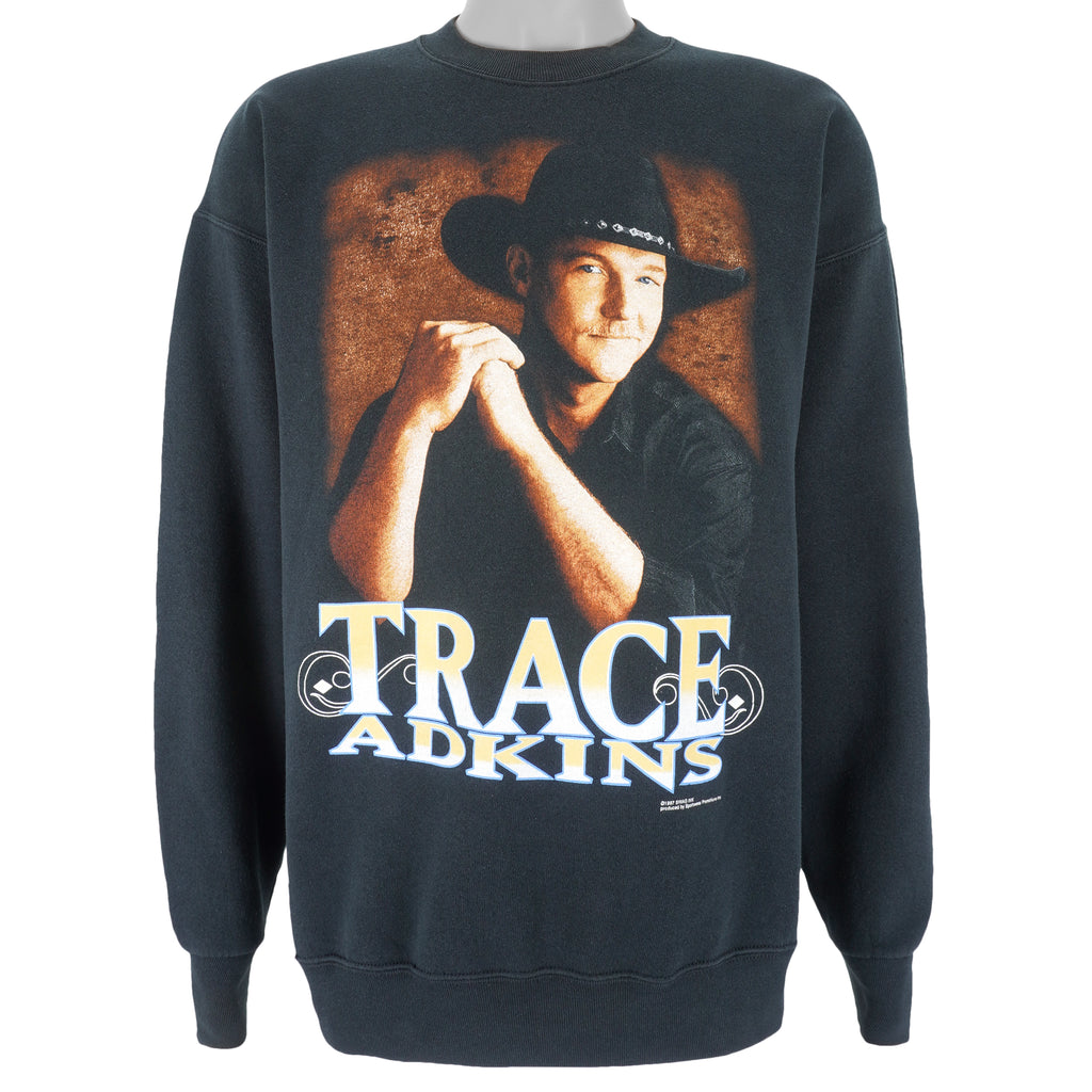 Vintage - Black Trace Adkins Sweatshirt 1997 X-Large Vintage Retro