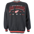 NHL (Lee) - Detroit Red Wings Embroidered Sweatshirt 1990s Medium Vintage Retro Hockey