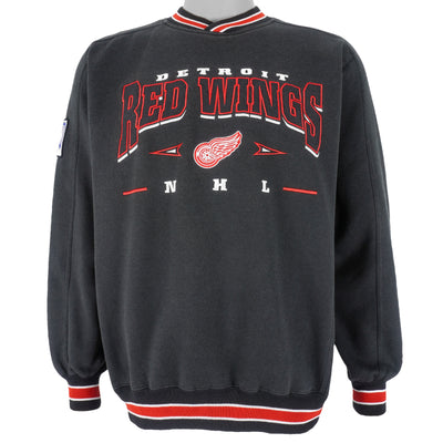 NHL (Lee) - Detroit Red Wings Embroidered Sweatshirt 1990s Medium