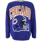NFL - Chicago Bears Reversible Crew Neck Sweatshirt 1990s Large Vintage Retro Football