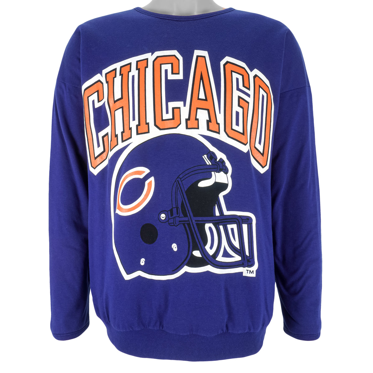 NFL - Chicago Bears Reversible Crew Neck Sweatshirt 1990s Large Vintage Retro Football