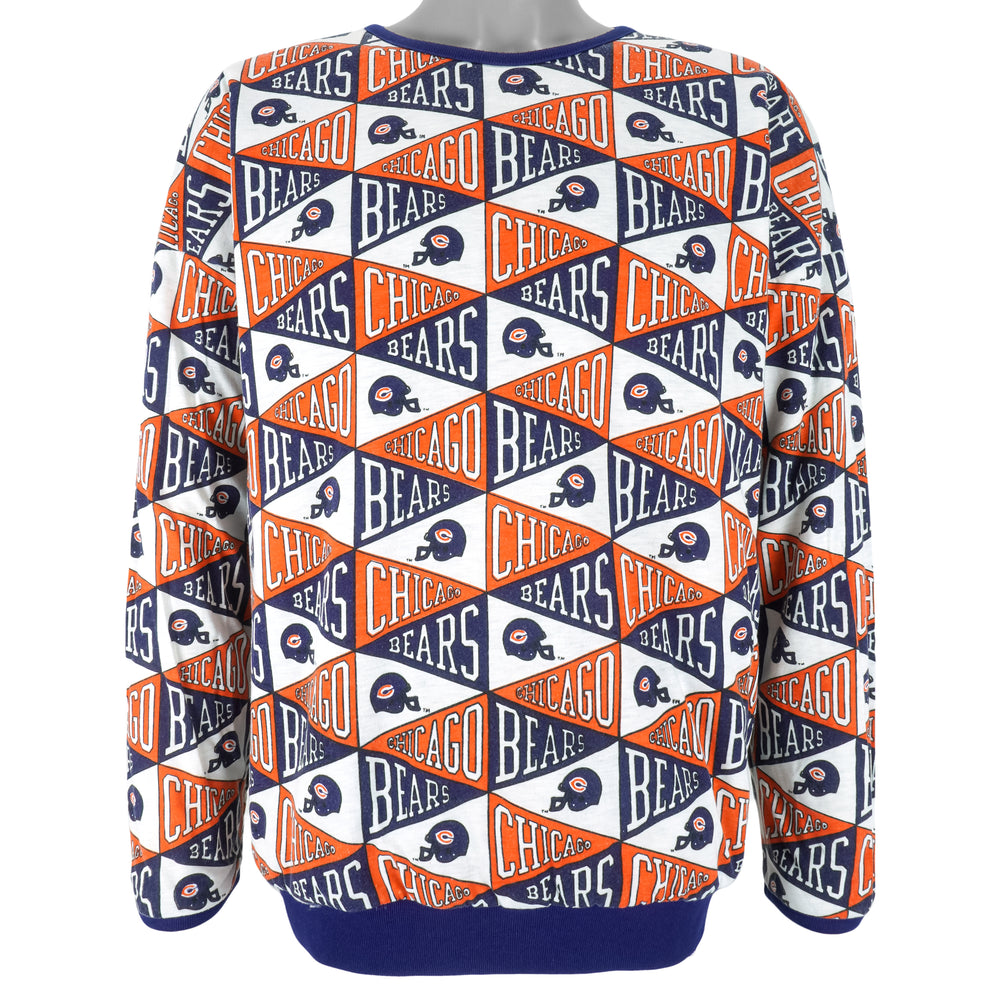 NFL - Chicago Bears Reversible Crew Neck Sweatshirt 1990s Large Vintage Retro Football