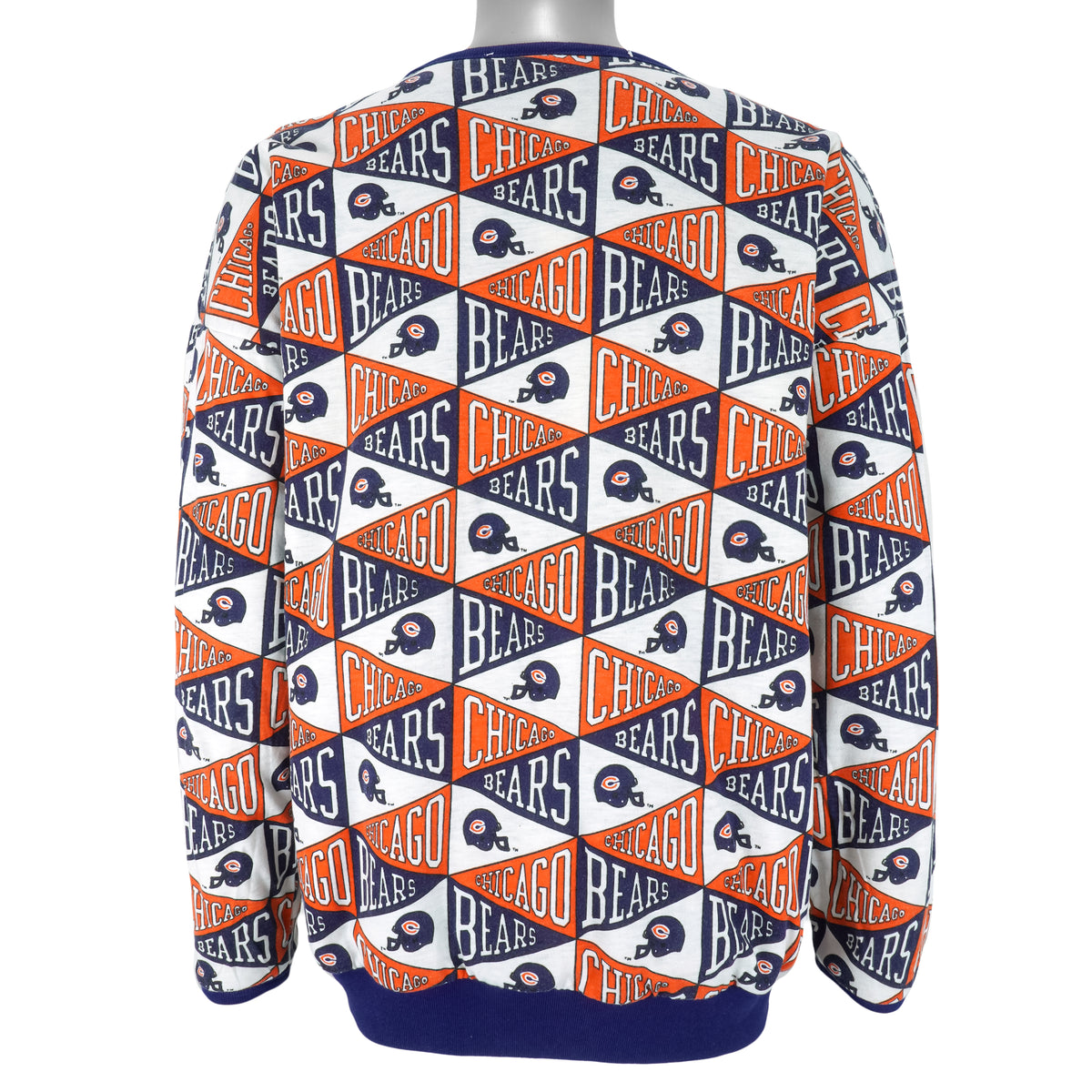 NFL - Chicago Bears Reversible Crew Neck Sweatshirt 1990s Large Vintage Retro Football