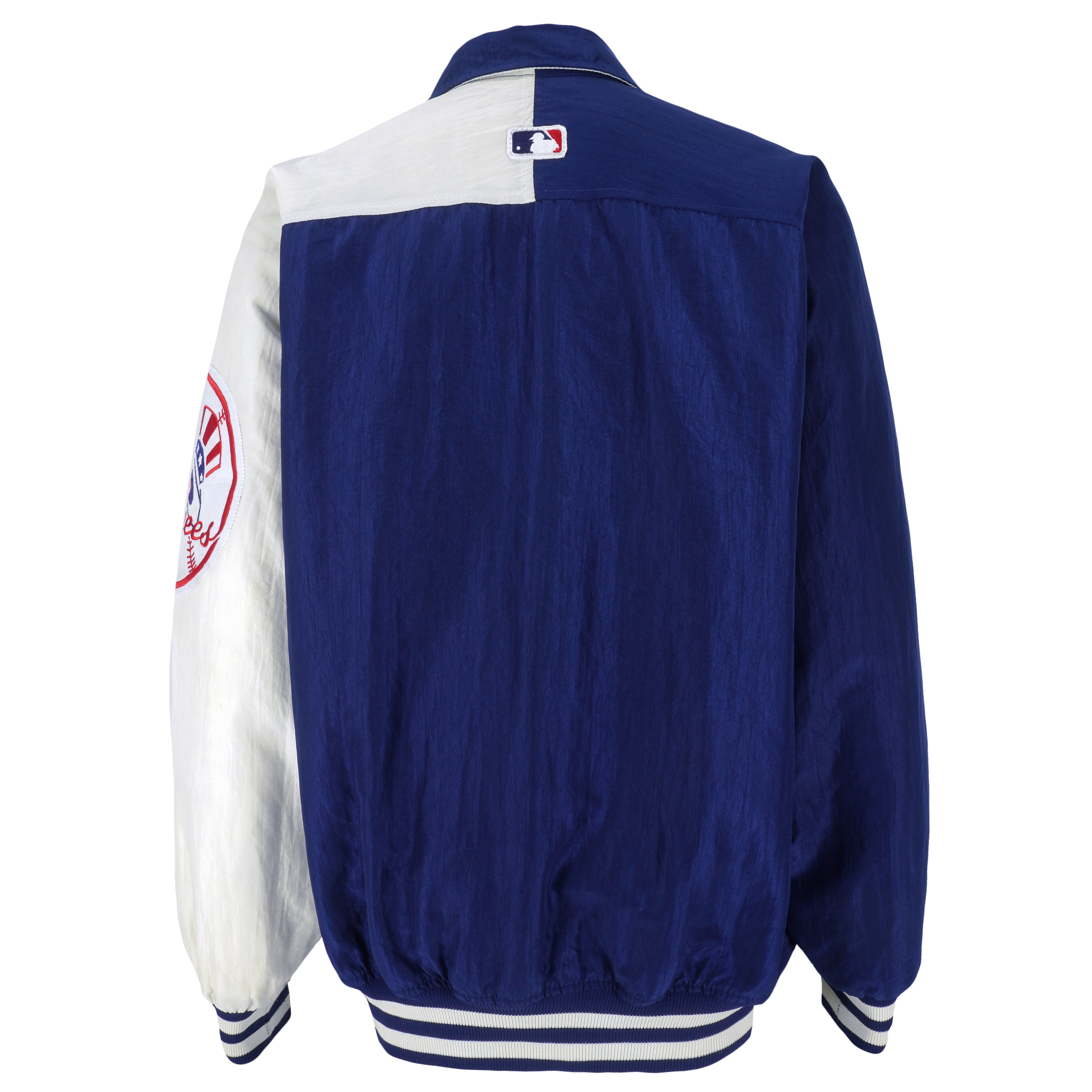 Starter - New York Yankees Big Logo Windbreaker 1990s X-Large Vintage Retro 