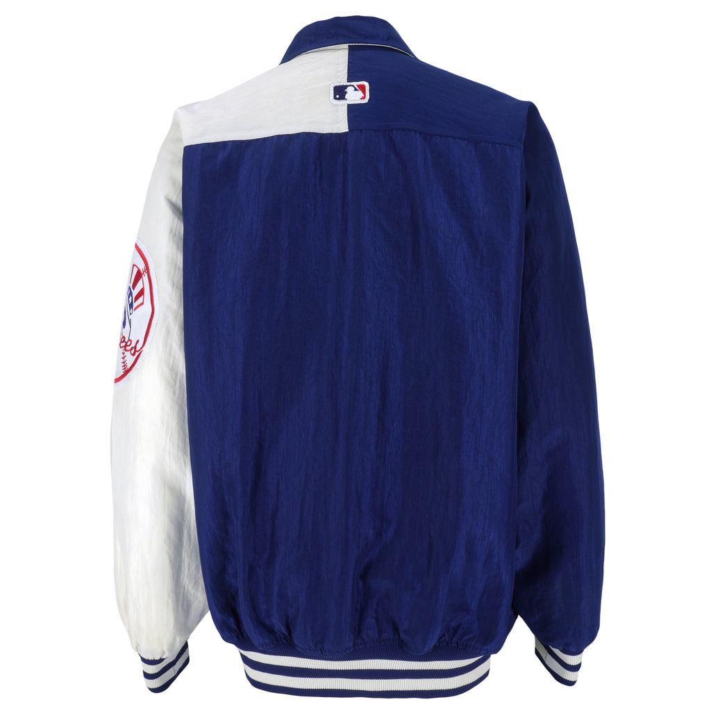 Starter - New York Yankees Big Logo Windbreaker 1990s X-Large Vintage Retro 